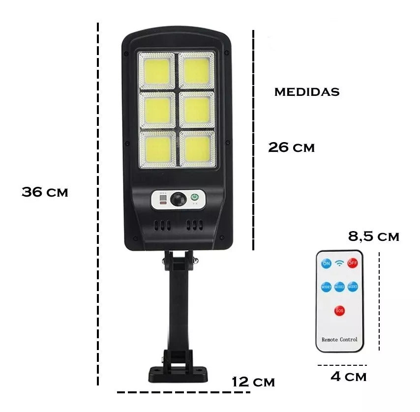 PACK 2 FOCO CONTROL SOLAR R TS6