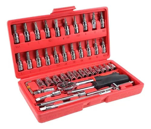 SET 46 PIEZAS DE HERRAMIENTAS