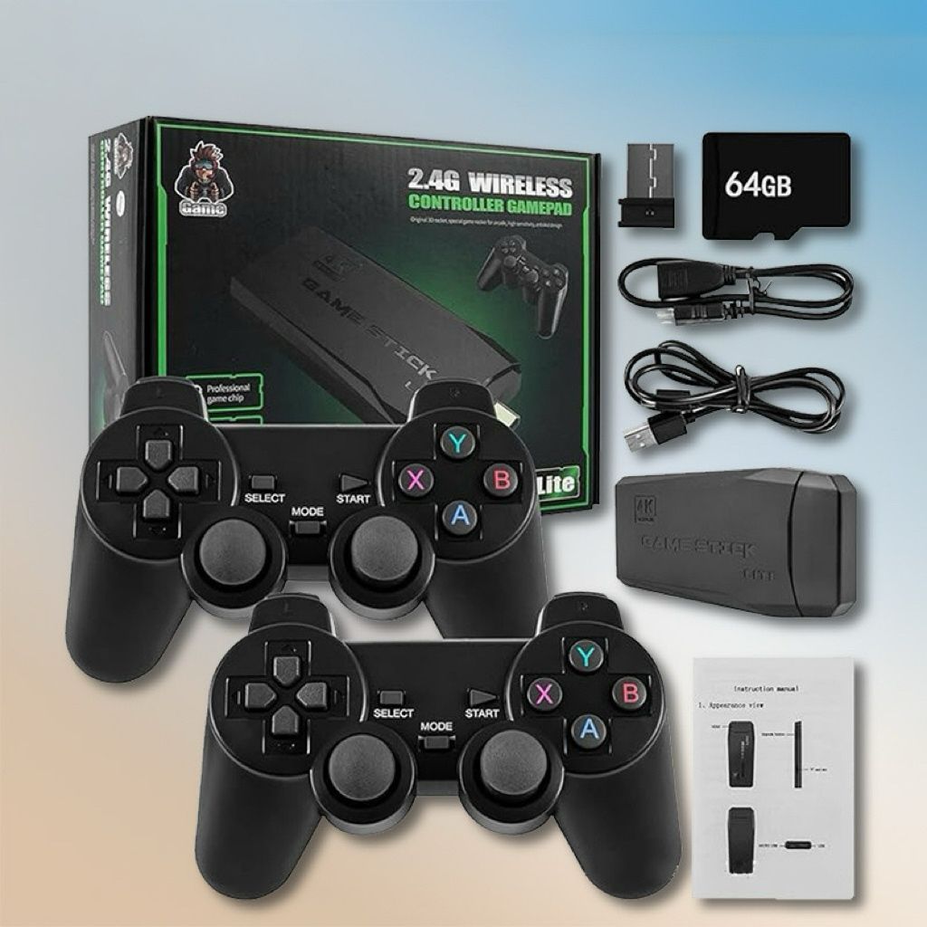 CONSOLA DE VIDEOJUEGO GAME STICK 64G