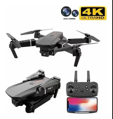 DRON E88 PRO CON CÁMARA DUAL