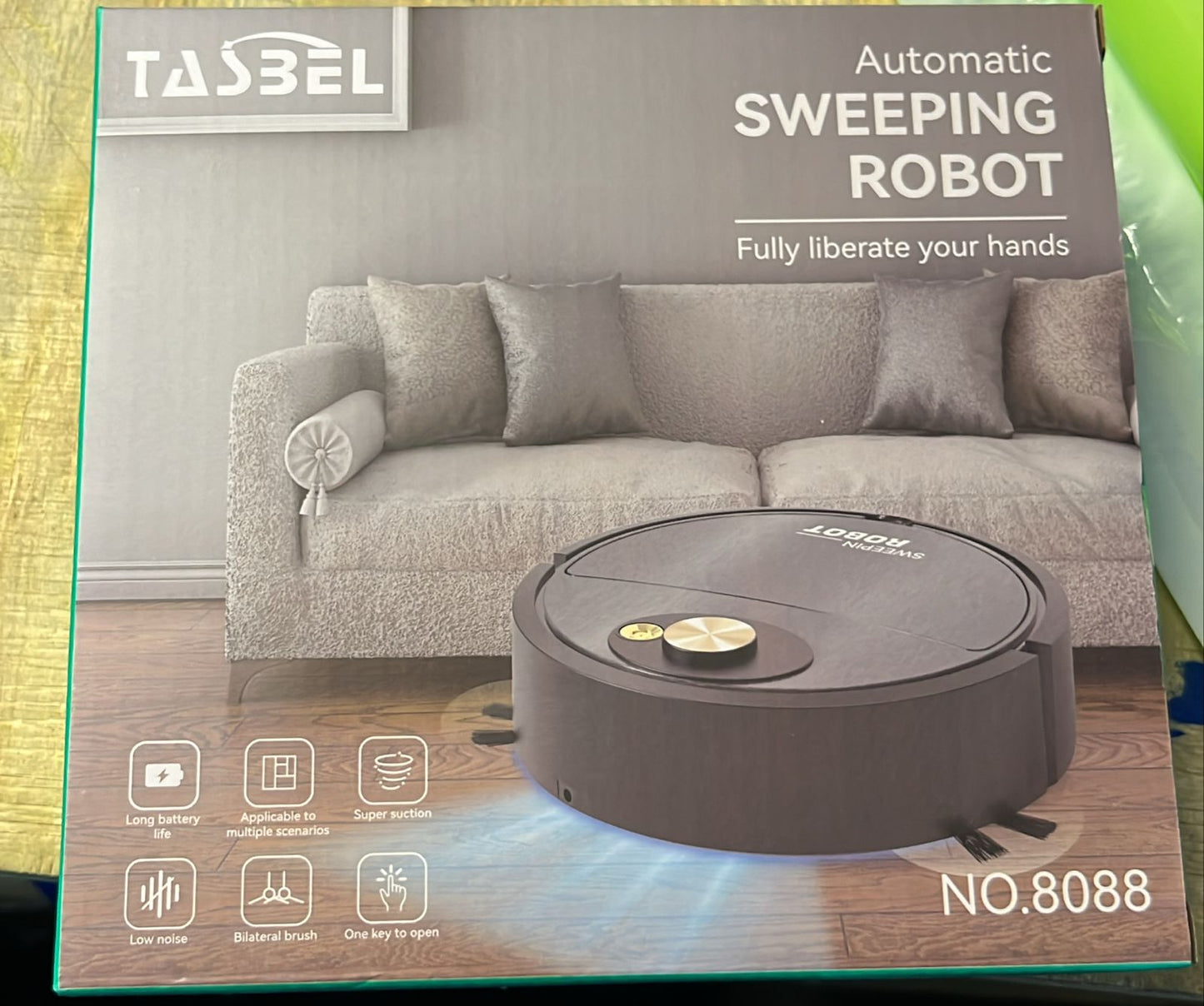ASPIRADORA ROBOT INTELIGENTE (COLOR AL AZAR BLANCO O NEGRO)